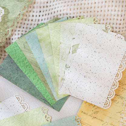 [2601-218] Misty Isles Journey Series M5 Vintage Lace Journal Paper Set 20 Sheets