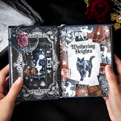 [2602-008] Gothic Dark Collage Tape 6 Styles