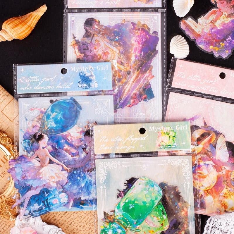 1195 PET Sticker Pack Secret Girl Series - Memo Journals