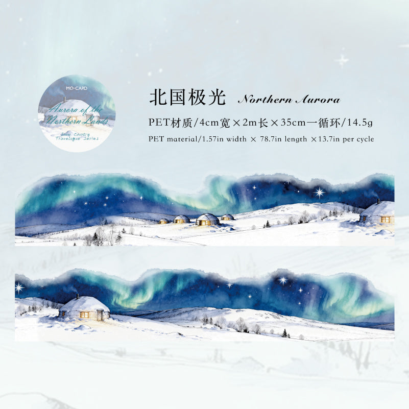 [2602-024] Snowland Winter PET Stickers 6 Styles