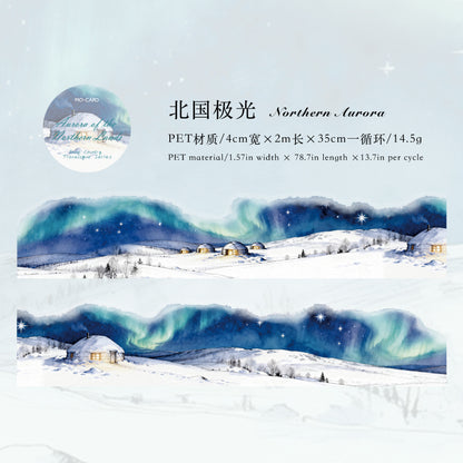 [2602-024] Snowland Winter PET Stickers 6 Styles