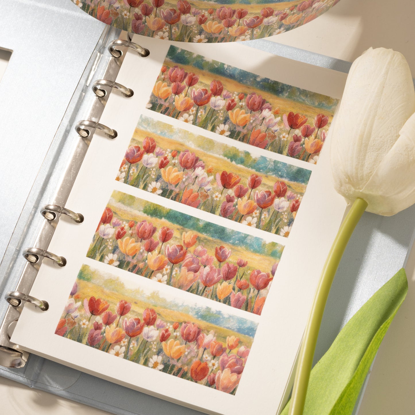 [2603-121] Floral Field Washi Tape 4 Styles