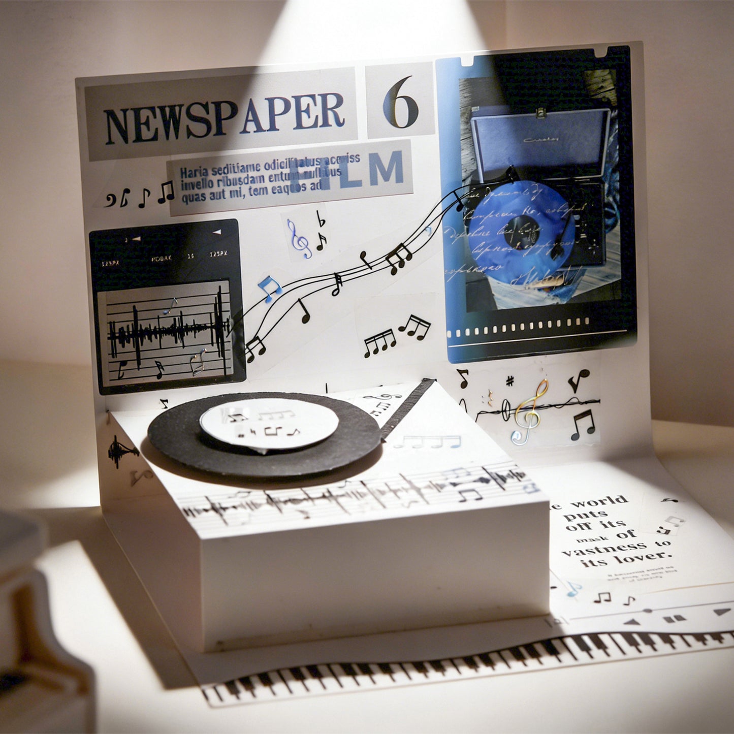 [2603-130] Music Themed Decorative PET Tape 4 Styles