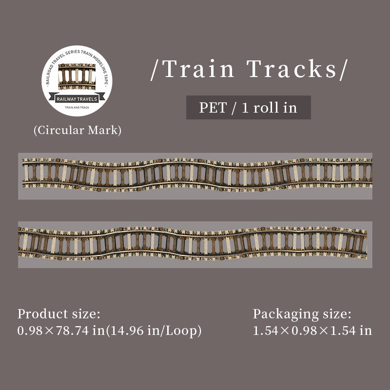 [2603-021] Train Travel Scene Tape 4 Styles