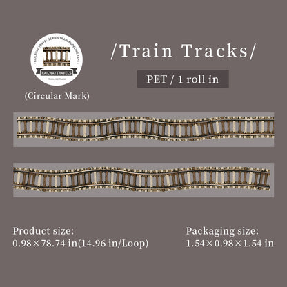 [2603-021] Train Travel Scene Tape 4 Styles