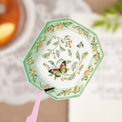[2603-048] European Tableware Stickers 6 Styles