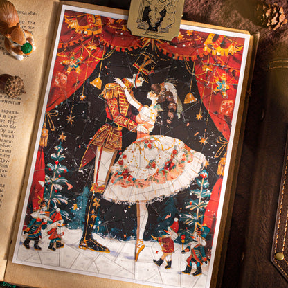 [2603-062] Vintage Fairy Tale Puzzle Stickers 4 Styles