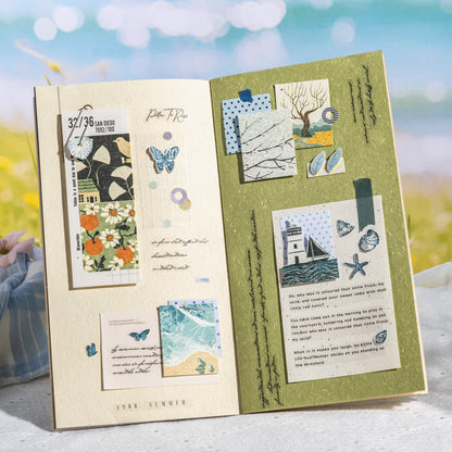 [2601-236] Four Seasons Roaming Series Journal Decorative Stickers 4 Styles