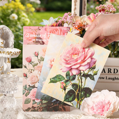 [2602-033] Embossed Floral Decorative Paper 6 Styles