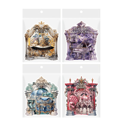 [2603-074] Baroque Forest Stickers 4 Styles