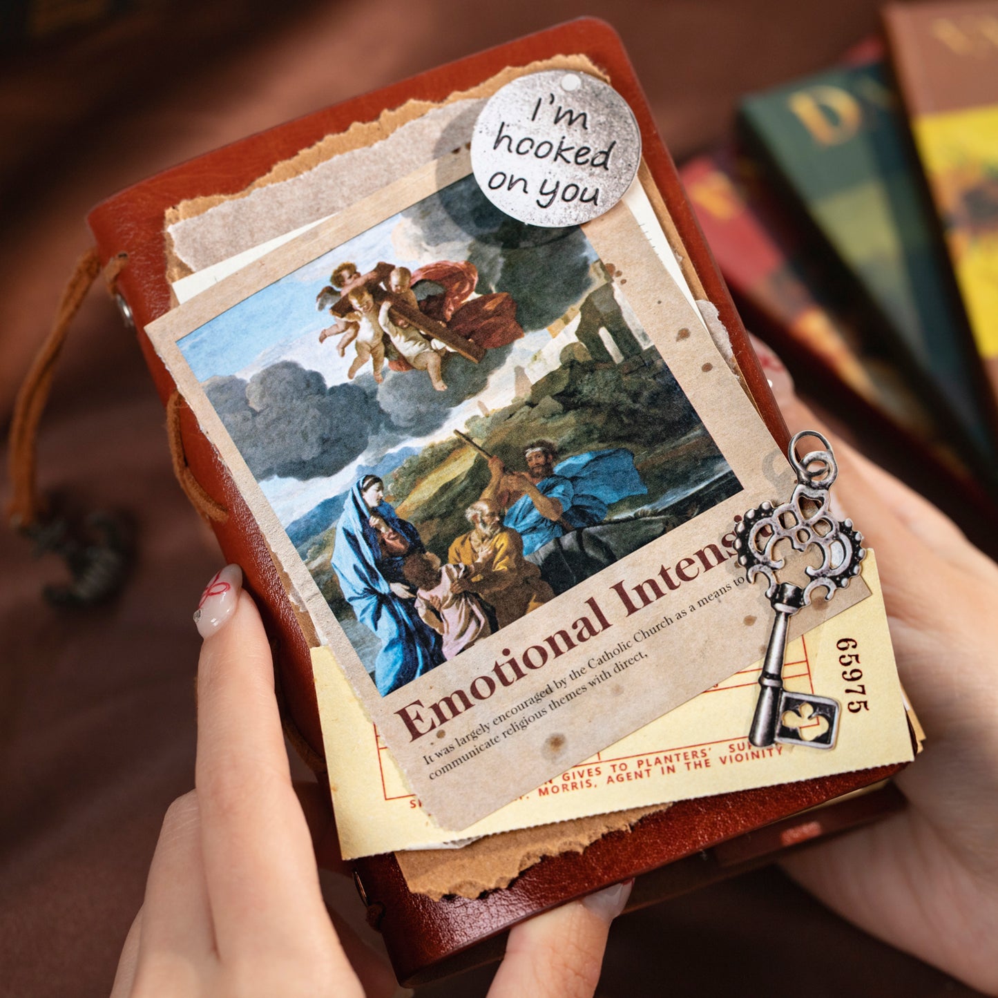 [2601-143] Vintage Art Mini Books – Classic Masterpiece Collage Series (6 Designs)