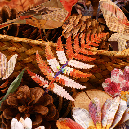 [2602-022] Vintage Floral Collage Stickers 6 Styles