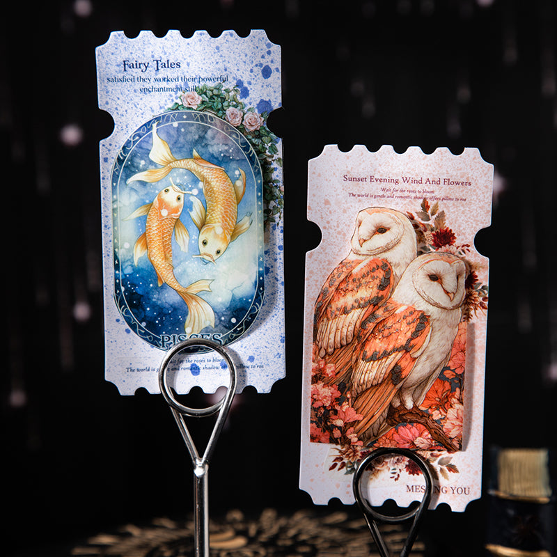 [2603-009] Zodiac Background Washi Tape 4 Styles