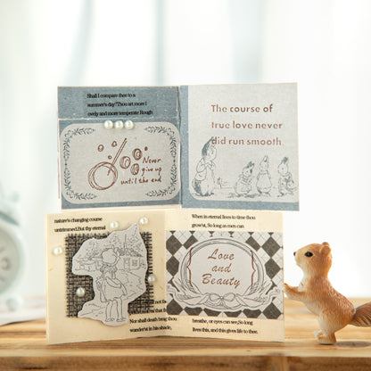 [2601-160] Fairy-Tale Little Happiness – Journal Memo Pad Set (6 Designs)