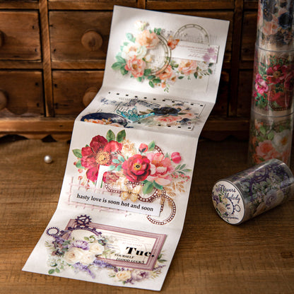[2601-214] Floral Melody Washi Tape Set
