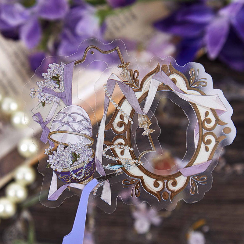 [2603-025] Garden Floral PET Frame Stickers 6 Styles