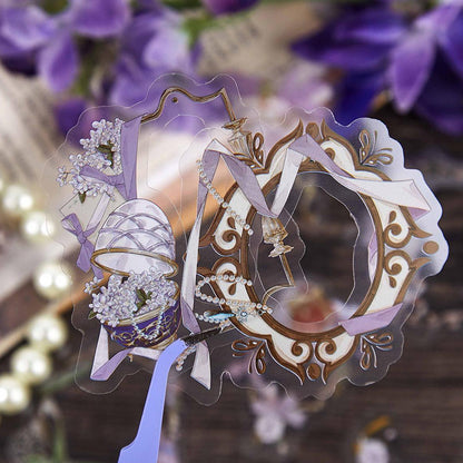 [2603-025] Garden Floral PET Frame Stickers 6 Styles