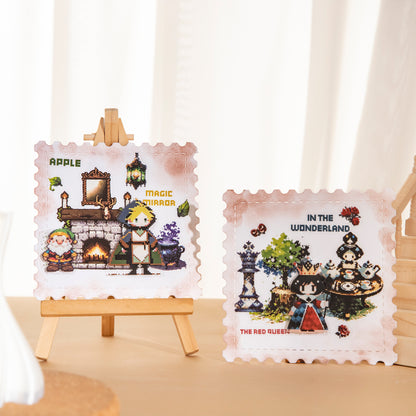 [2603-139] Pixel Fairy Tale PET Sticker Book 4 Styles