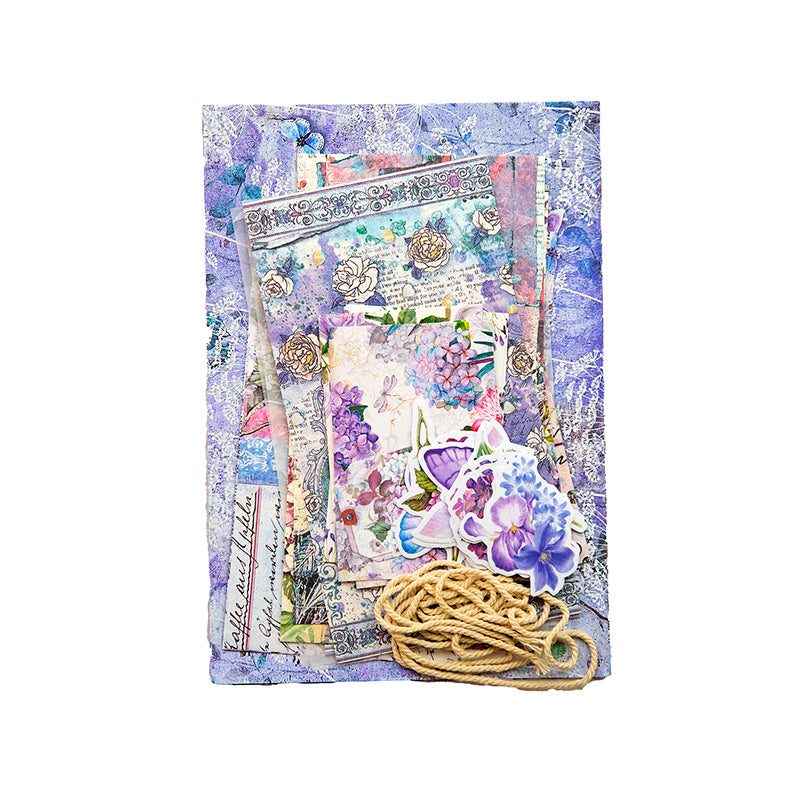 [2601-217] Emotion Collector Mixed Media Collage Stickers Pack