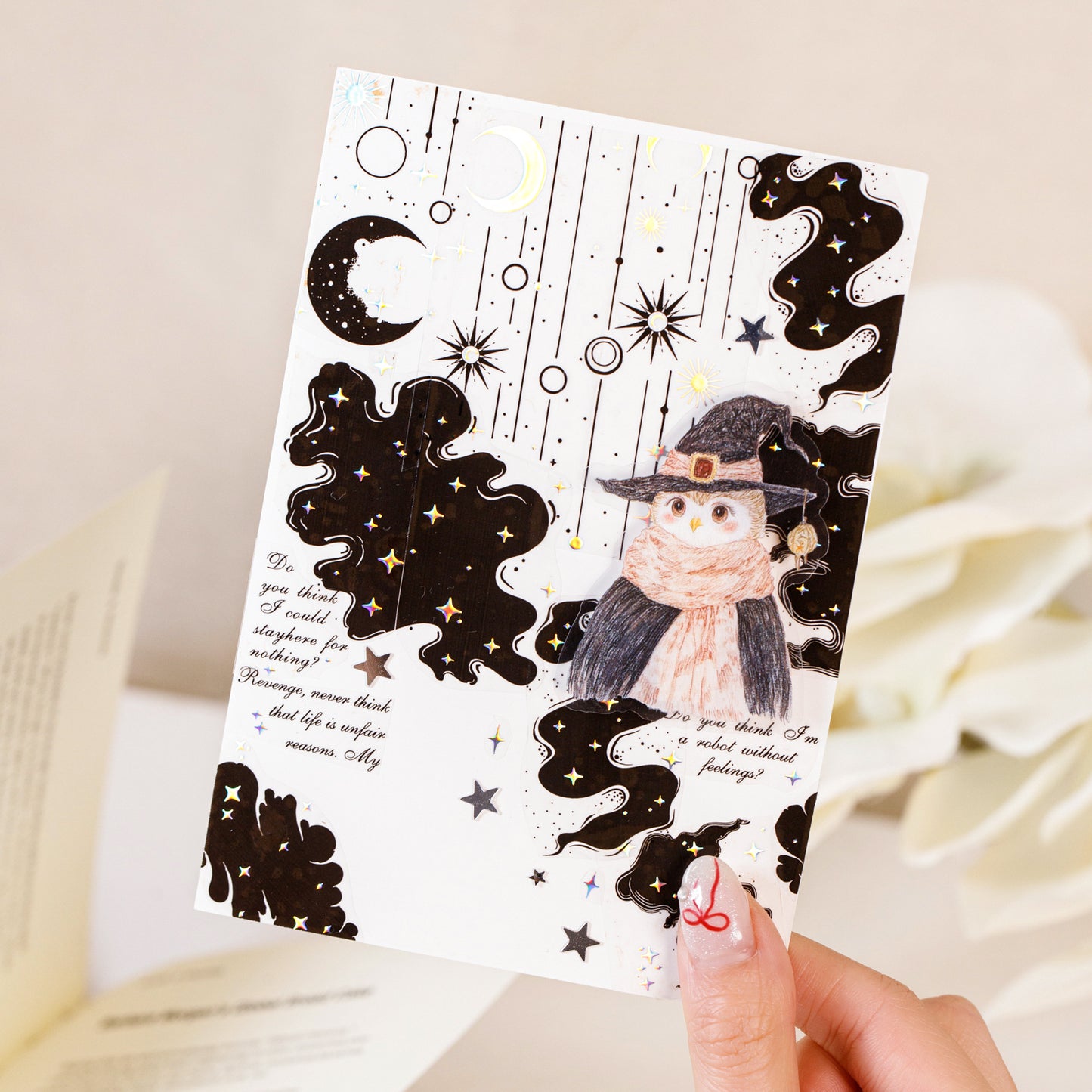 [2601-161] Starry Poet – Cosmic PET Tape Set (6 Designs)