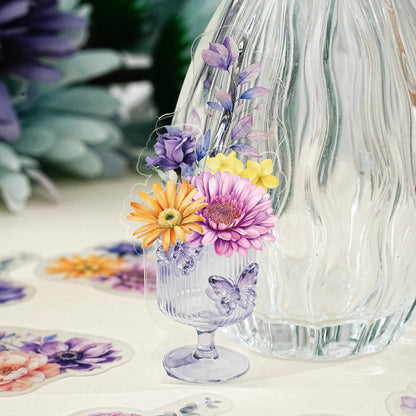 [2603-065] Modern Minimalist Floral Stickers 6 Styles