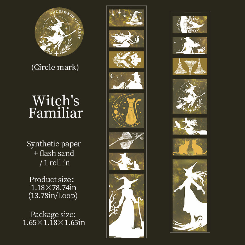 [2602-008] Gothic Dark Collage Tape 6 Styles