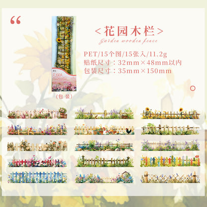 [2603-110] Nature Landscape PET Sticker Pack 6 Styles
