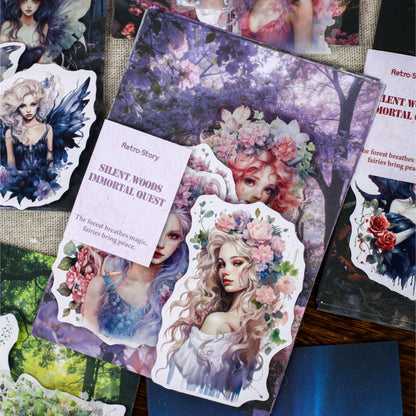 [2603-051] Vintage European Character Ephemera Pack 6 Styles
