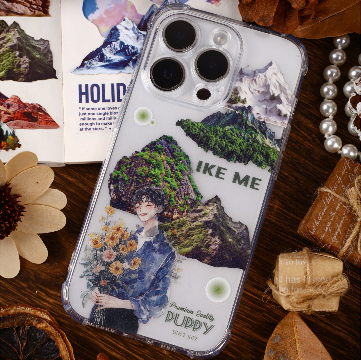 [2601-212] Vintage Mountain Landscape Sticker Pack
