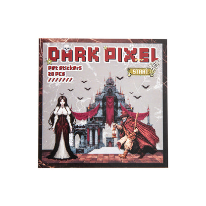 [2603-052] Gothic Dark Scene Stickers 4 Styles