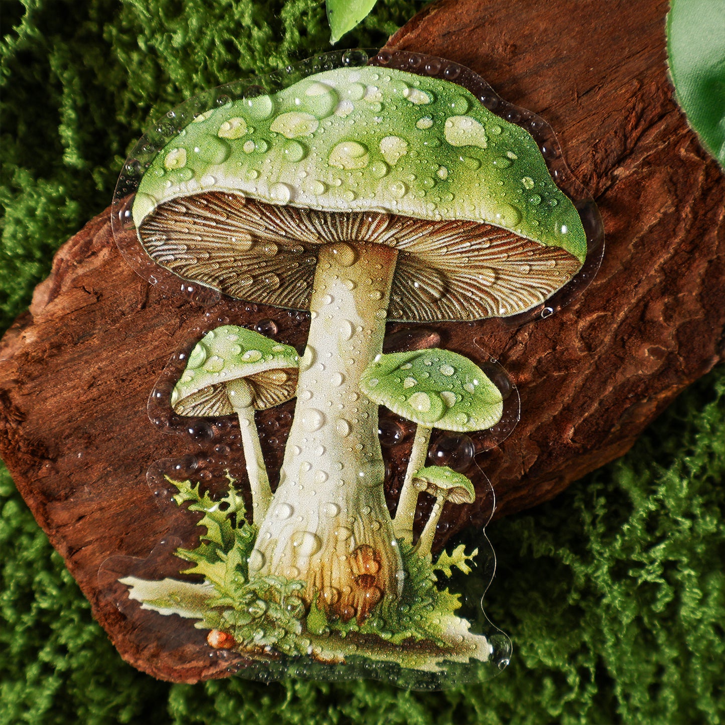 [2601-200] Dark Enchantment Mushroom House Story PET Stickers