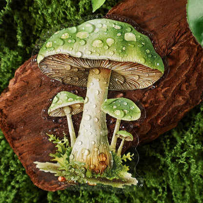 [2601-200] Dark Enchantment Mushroom House Story PET Stickers