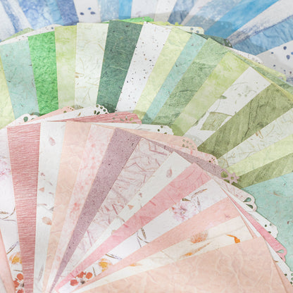 [2601-218] Misty Isles Journey Series M5 Vintage Lace Journal Paper Set 20 Sheets