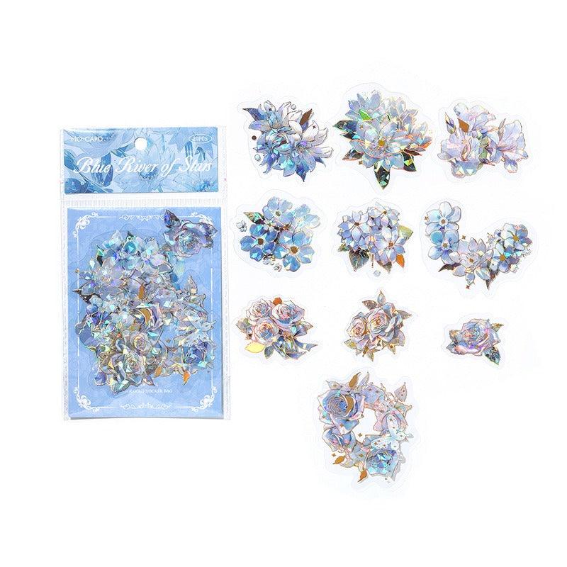 1181 PET Sticker Pack Boundless Flower Spectrum Series - Memo Journals