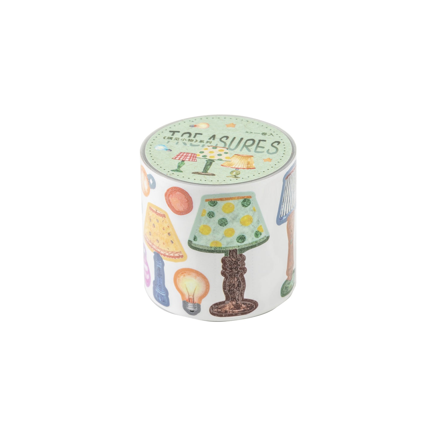 [2601-235] Everyday Objects Series Synthetic Paper Washi Tape Journal Stickers 4 Styles