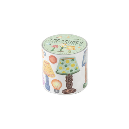 [2601-235] Everyday Objects Series Synthetic Paper Washi Tape Journal Stickers 4 Styles