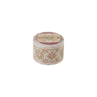 [2601-179] Qibian Collection – Embroidered-Style Decorative Tape Set (4 Designs)