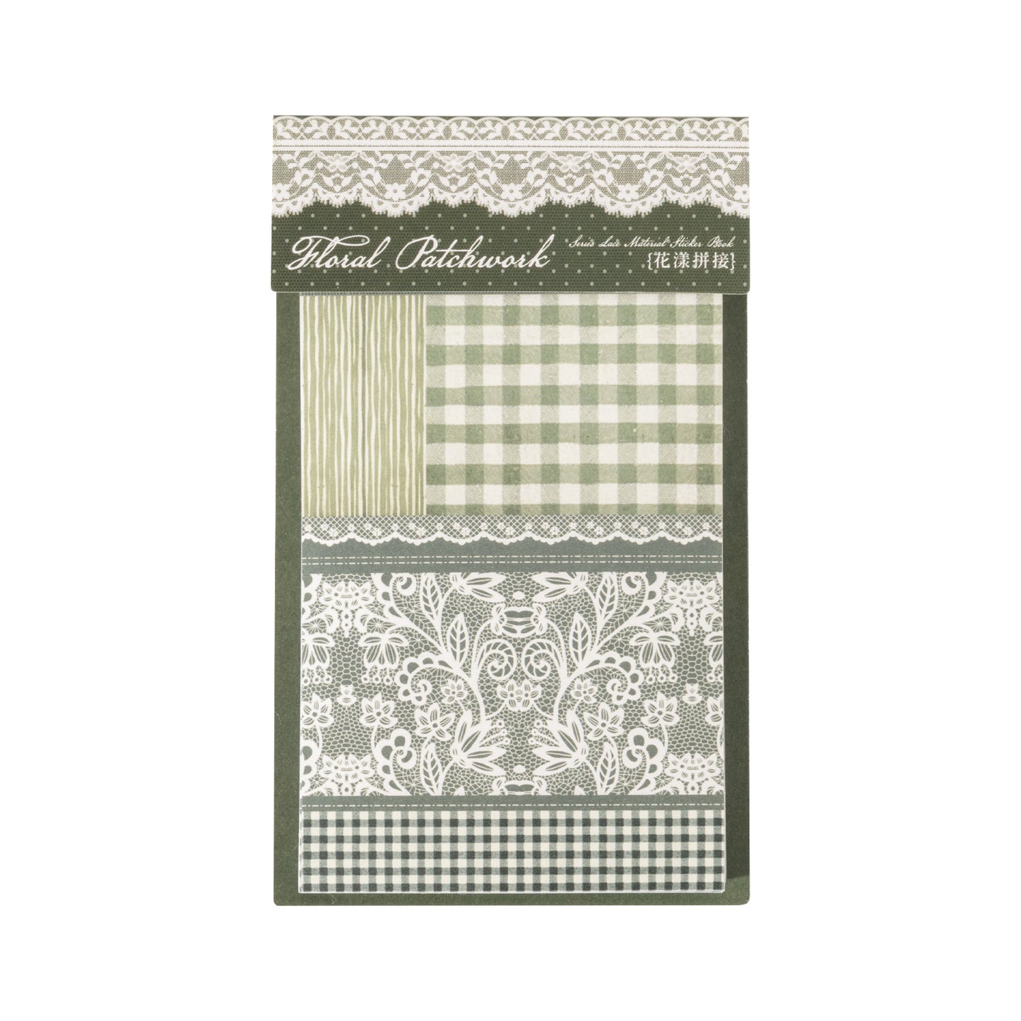[2601-171] Floral Patchwork – Vintage Lace Collage Paper Pad (6 Designs)