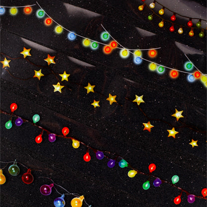 [2603-096] Fairy Light Party Decorative Tape 6 Styles
