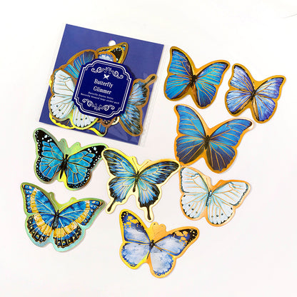 [2601-210] Foil Butterfly Journal Sticker Set