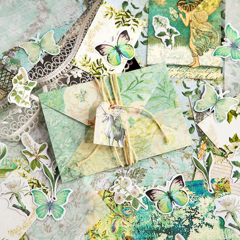 [2601-217] Emotion Collector Mixed Media Collage Stickers Pack