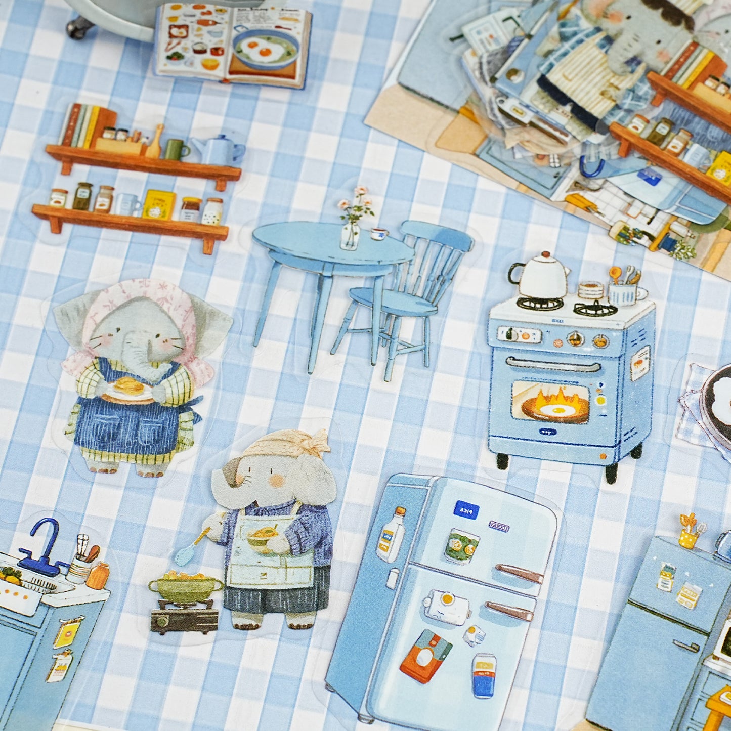 [2603-111] Cute Animal PET Sticker Pack 4 Styles