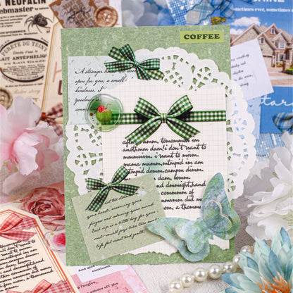 [2603-054] Vintage Bow Washi Tape 6 Styles
