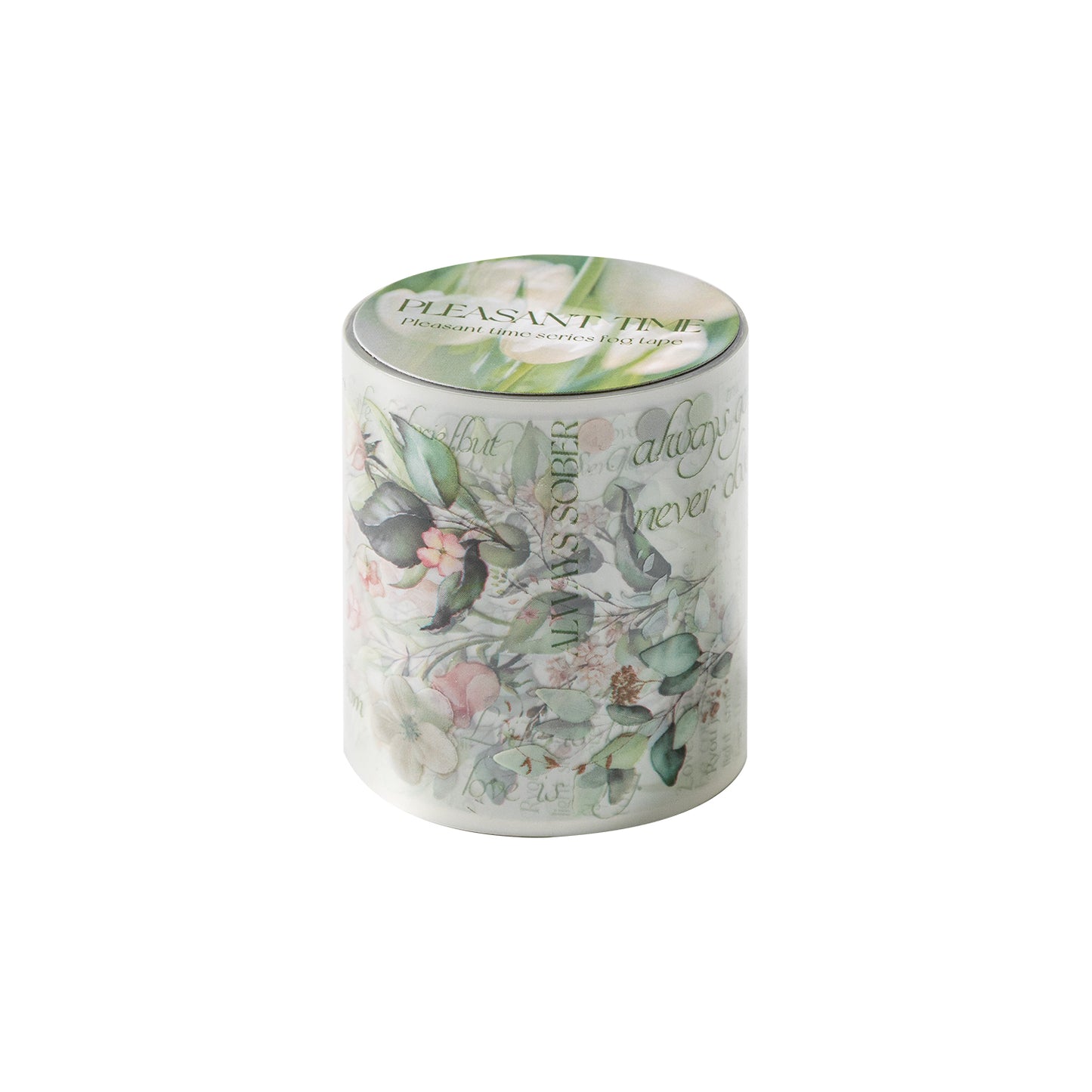 [2601-234] Leisure Time Series Botanical PET Washi Tape Journal Decoration 6 Styles