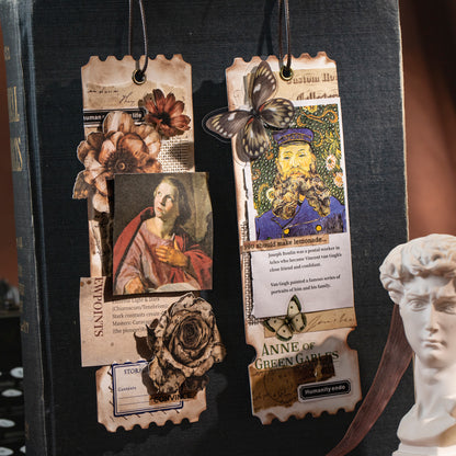 [2601-143] Vintage Art Mini Books – Classic Masterpiece Collage Series (6 Designs)
