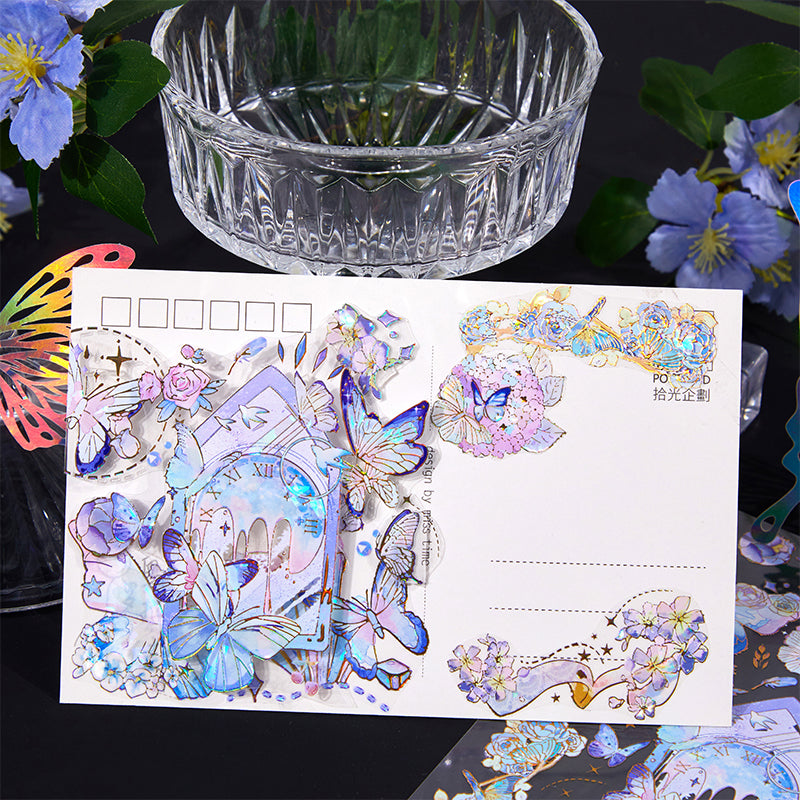 [2601-221] Shell Glow Series Foil PET Journal Sticker Set 6 Styles
