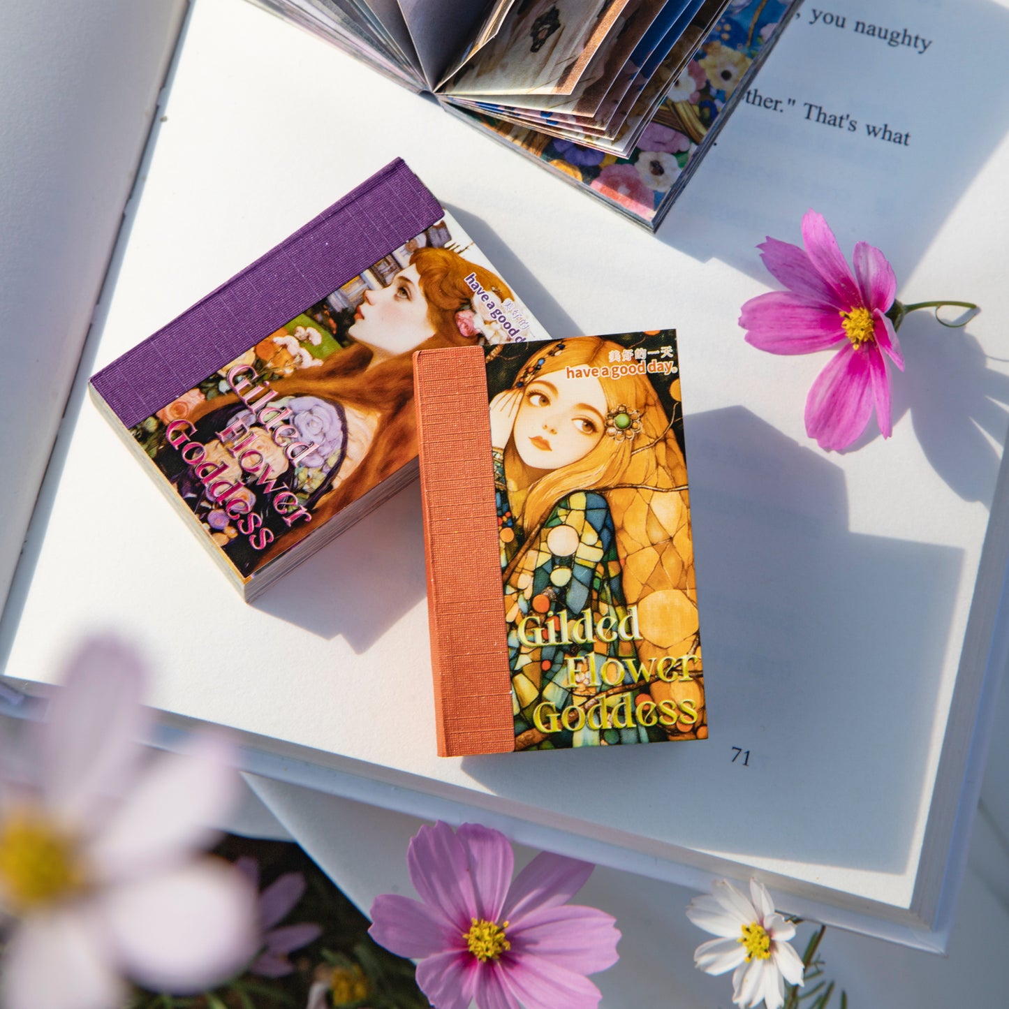 [2602-020] Gilded Flower Goddess Sticker Book 4 Styles