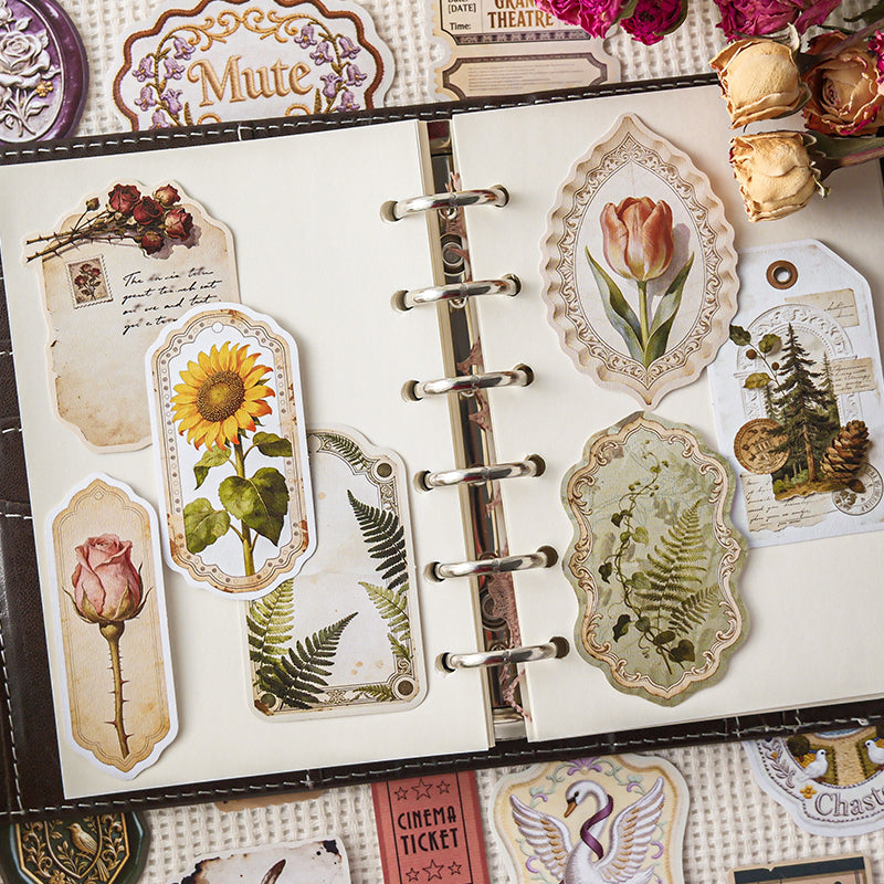 [2601-191] Vintage Collector Life Sticker Set