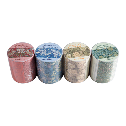 [2602-012] Vintage Floral Pattern PET Tape 4 Styles