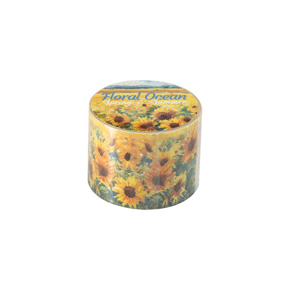 [2603-121] Floral Field Washi Tape 4 Styles